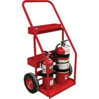 Chariot de prevention d'incendie pour travaux &agrave; chaud, Roues Semi-pneumatique, Base de 17,75" la x 8,9" lo, 100 lb Absolute Business Supply