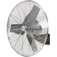 Ventilateurs en acier inoxydable lavables &agrave; grande eau pour service alimentaire, Industriel, 1 vitesses, Diam&egrave;tre de 30" Absolute Business Supply