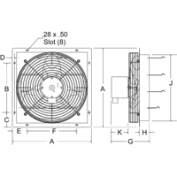Ventilateurs d'&eacute;vacuation &agrave; volets Absolute Business Supply
