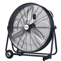 Light Industrial Direct-Drive Slim Drum Fan, Industrial, 3 Speed, 24" Diameter Absolute Business Supply
