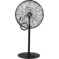 Ventilateur oscillant sur socle avec vaporisation &agrave; moteur &eacute;tanche &agrave; l'eau, Robuste, 3 Vitesses, Diam&egrave;tre de 30" Absolute Business Supply