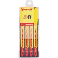 Lames pour scie sauteuse Unified Shank, Bim&eacute;tal, 4" lo, 10-14 dents par pouce Absolute Business Supply