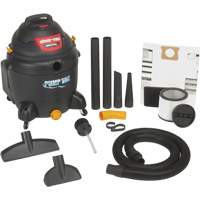 Built-In Pump Shop Vacuum, Wet-Dry, 6 HP, 18 US Gal. (68.1 Litres) Absolute Business Supply