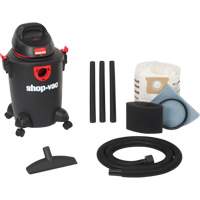 DIY & Workshop Series Shop Vacuum, Wet-Dry, 3.5 HP, 6 US Gal. (22.7 Litres) Absolute Business Supply