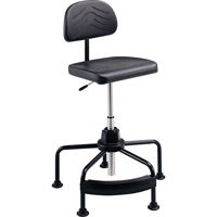 Industrial Seating, Stationary, Adjustable Height, 250 lbs. Capacity Absolute Business Supply