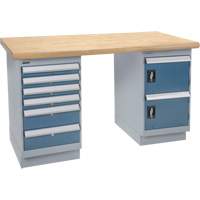 &eacute;tabli robuste, Porte & tiroirs, Cap 1500 lb, 72" la x 30" p, 34" h Absolute Business Supply