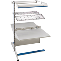 Arlink Preconfigured Workstation, 36" W x 56" D x 84" H, Double Sided Add-On Absolute Business Supply