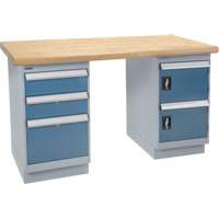 &eacute;tabli, Porte & tiroirs, Cap 2500 lb, 72" la x 36" p, 34" h Absolute Business Supply