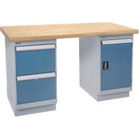&eacute;tabli, Porte & tiroirs, Cap 2500 lb, 60" la x 36" p, 34" h Absolute Business Supply