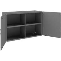 Armoire murale, 24" h x 33-13/16" la x 12-3/8" p, 1 tablettes, Acier, Gris Absolute Business Supply
