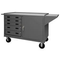 Armoire d'&eacute;tabli mobile, Acier Surface Absolute Business Supply