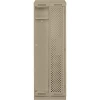 Casiers Clean Line, Bloc de 2, 24" x 18" x 82", Acier, Beige, Rivet (assembl&eacute;), Perfor&eacute; Absolute Business Supply