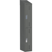 Casiers robustes Concorde, 2 niveaux, 12" x 18" x 78", Acier, Charbon, Soud&eacute; (assembl&eacute;) Absolute Business Supply
