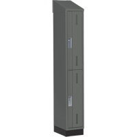 Casiers robustes Concorde, 2 niveaux, 12" x 18" x 82", Acier, Charbon, Soud&eacute; (assembl&eacute;) Absolute Business Supply