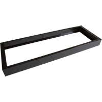 Base encastr&eacute;e pour casiers robustes enti&egrave;rement soud&eacute;e Concorde, 4 Blocs, 4" lo x 48" la x 17" p, Noir, Acier Absolute Business Supply