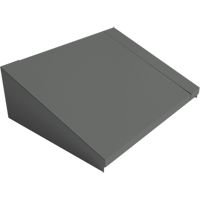 Dessus inclin&eacute; pour casiers robustes enti&egrave;rement soud&eacute; Concorde, Bloc de 2, 18" p x 24" la x 6" ha, Acier Absolute Business Supply