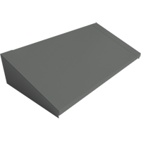 Dessus inclin&eacute; pour casiers robustes enti&egrave;rement soud&eacute; Concorde, Bloc de 3, 18" p x 36" la x 6" ha, Acier Absolute Business Supply