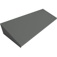 Dessus inclin&eacute; pour casiers robustes enti&egrave;rement soud&eacute; Concorde, Bloc de 4, 18" p x 48" la x 6" ha, Acier Absolute Business Supply
