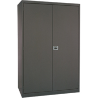 Armoires de rangement Hi-Boy profondes, Acier, 4 Tablettes, 72" h x 36" la x 24" P, Charbon Absolute Business Supply