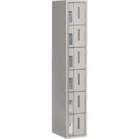 Casiers robustes Concorde, 6 niveaux, 12" x 18" x 72", Acier, Gris, Soud&eacute; (assembl&eacute;) Absolute Business Supply