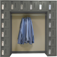 Arches de casiers robustes Concorde, 16 niveaux, Bloc de 3, 18" x 72" x 72", Acier Absolute Business Supply