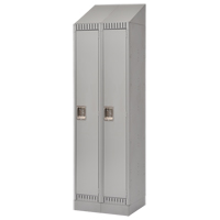 Casiers, Bloc de 2, 24" x 18" x 86", Acier, Gris, D&eacute;mont&eacute; Absolute Business Supply