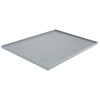 Fond de casier, Convient aux casiers 12" x 18", Gris fonc&eacute;, Plastique Absolute Business Supply