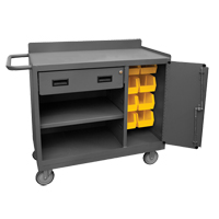 Armoire d'&eacute;tabli mobile, Acier Surface Absolute Business Supply