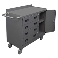 Armoire d'&eacute;tabli mobile, Acier Surface Absolute Business Supply