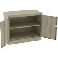 Armoire standard &agrave; hauteur de bureau, Acier, 30" h x 36" la x 18" P, Beige Absolute Business Supply