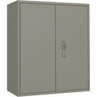 Lo-Boy Storage Cabinet, Steel, 2 Shelves, 40" H x 36" W x 18" D, Grey Absolute Business Supply