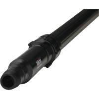 Transport Line Handle, Aluminum/Polypropylene, Telescopic, Euro Threaded Tip, 1-1/4" Diameter, 63" - 109" Length Absolute Business Supply