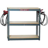 Battery Charging Rack with 10 Clamp Sets Absolute Business Supply