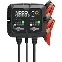 Genius&reg; 2X2 2-Bank, 4-Amp Battery Charger Absolute Business Supply