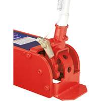 Cric de plancher, 10 tonne(s) Capacit&eacute;, 6-1/8" Abaiss&eacute;e, 27-1/4" &eacute;lev&eacute;e, Air comprim&eacute;/hydraulique Absolute Business Supply