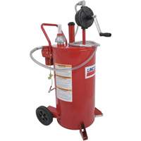 25-Gallon Steel Fuel Caddy with 2-Way Rotary Pump & Filter Absolute Business Supply