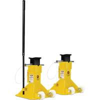 EZ-Wheel Jack Stand, Locking Pin, 22 Tons Capacity, 13-1/2" - 20" H Absolute Business Supply
