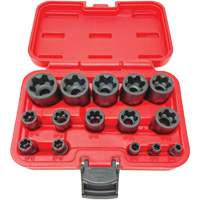 Jeu de douilles EP "Star" plus, 15 Morceaux, Prise de 1/4"/3/8"/1/2" Absolute Business Supply