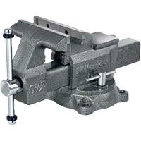 K65 Professional Workshop Vise, 6-1/2" Jaw Width, 3-7/8" Throat Depth, Swivel Base Absolute Business Supply