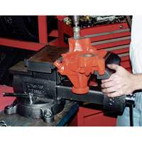 KT4800 Professional Reversible Mechanics Vise, 8" Jaw Width, 4-7/8" Throat Depth, Swivel Base Absolute Business Supply