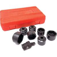 8 Pc. Extra-Low-Profile Oil Filter Socket Set Absolute Business Supply