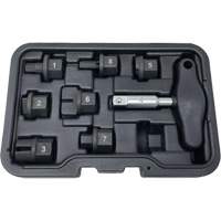 Trousse d'outils pour bouchons de vidange dhuile 8 morceaux Absolute Business Supply