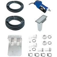 Pompe de transfert de fluide d'&eacute;chappement diesel (DEF) 115 V CA avec support pour cuve GRV et pistolet Absolute Business Supply