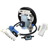 Pompe de transfert de fluide d'&eacute;chappement diesel (DEF) 115 V CA avec support pour cuve GRV, pistolet et compteur Absolute Business Supply