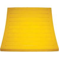 Wheel Chock, Polyurethane, Yellow, 15-1/4" W x 12-1/8" D x 10-3/4" H Absolute Business Supply