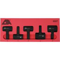 Exhaust Gas Sensor Socket Set, 5 Pieces, 1/2" Drive Size Absolute Business Supply