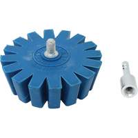 Conical Gear Eraser Wheel with Quick-Connect Arbor Adapter Absolute Business Supply
