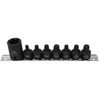 Pickup Truck Bed Bolt Socket/Bit Set, 8 Pieces, 1/2"/3/8" Drive Size Absolute Business Supply