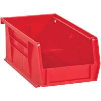 Bacs Hook-On Bins, 4" la x 3" H x 7" p, Rouge, Capacit&eacute; 10 lb Absolute Business Supply