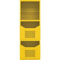 Spill Control Cabinet, 1 Shelves, 72" H x 24" W x 24" D, Steel, Yellow Absolute Business Supply